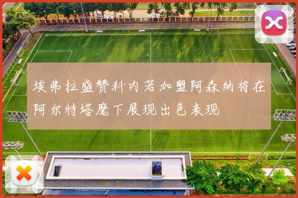 埃弗拉盛赞科内若加盟阿森纳将在阿尔特塔麾下展现出色表现